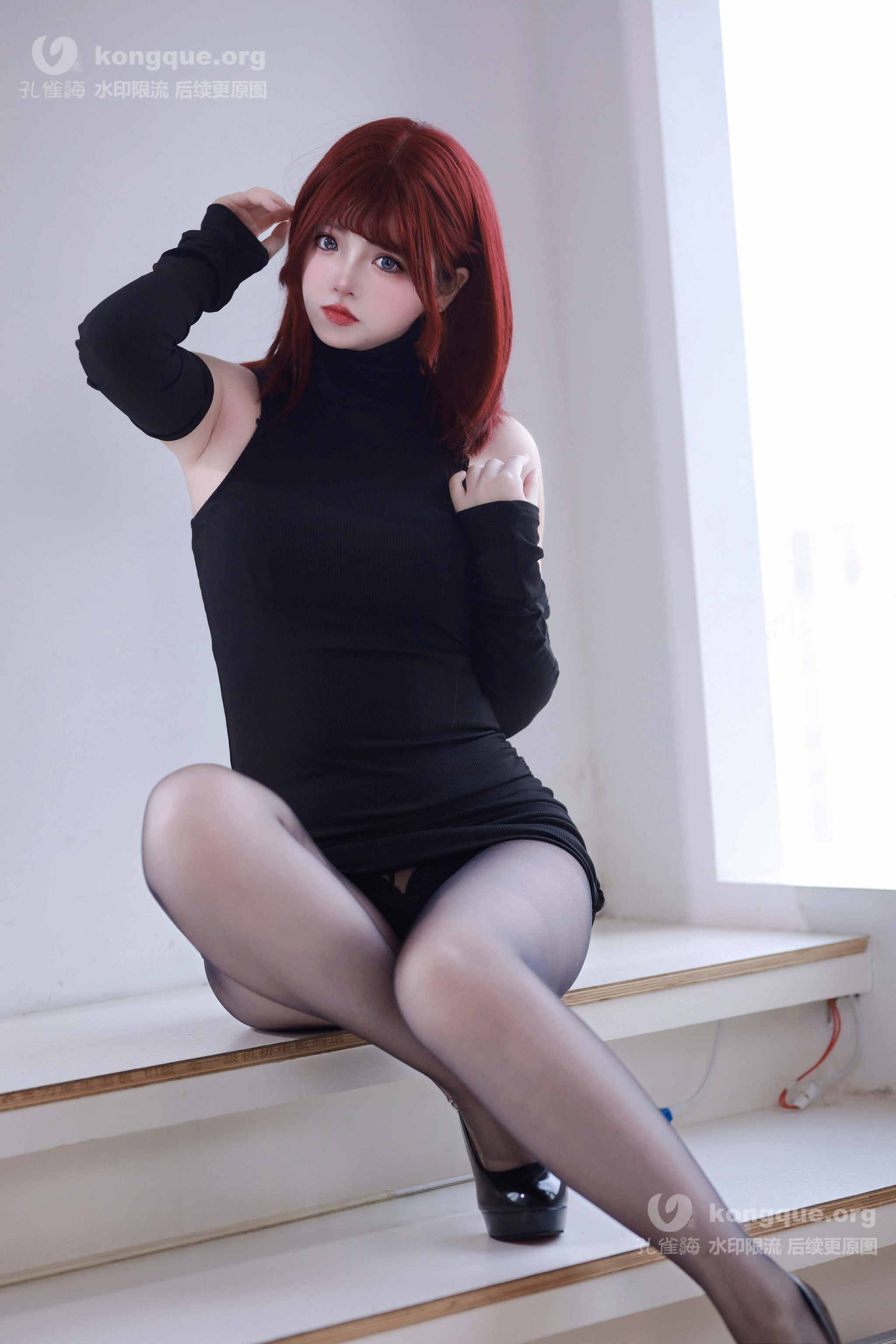 图片[1]-疯猫ss – NO.210  少女衣橱 红发毛衣[55P]✦自购✦-XikXak